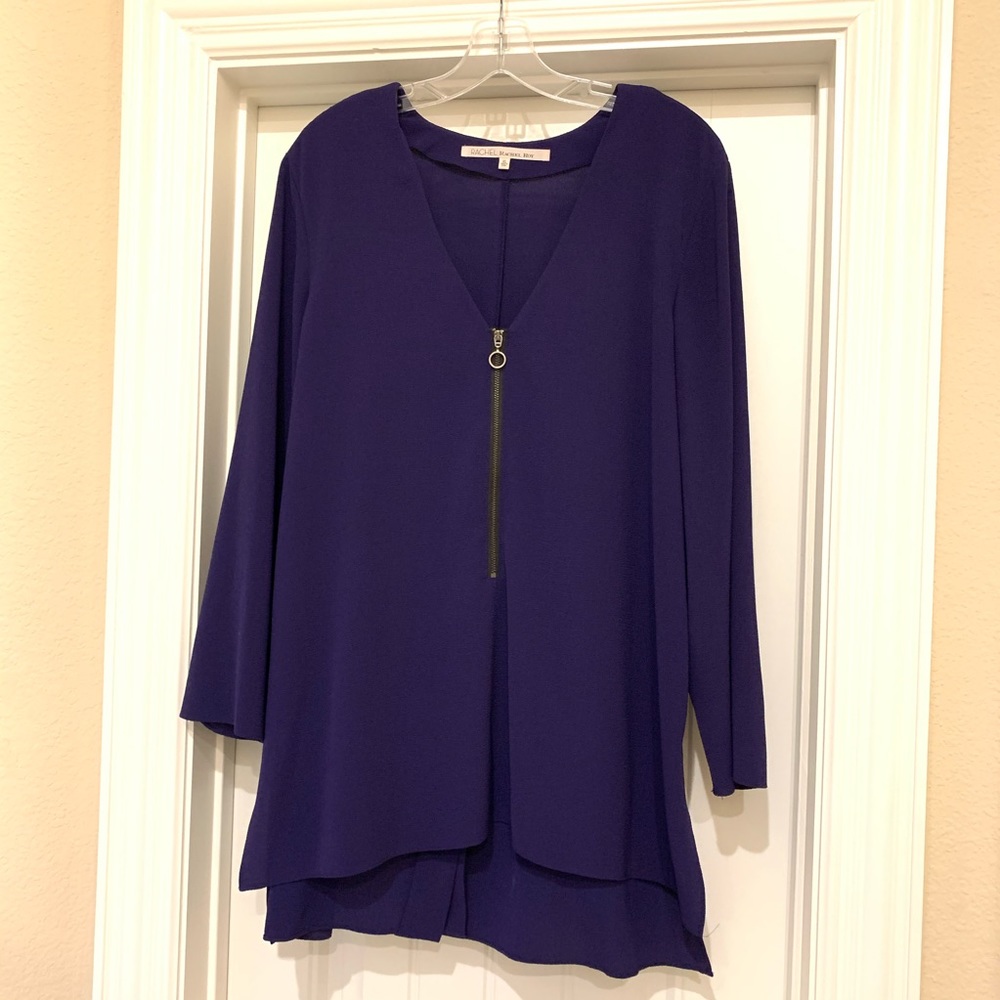 Royal plum tunic